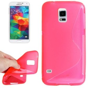 CUSTODIA GEL TPU SILICONE DOUBLE per SAMSUNG G900F GALAXY S5, GALAXY S5 NEO G903F, GALAXY S5 PLUS COLORE ROSA