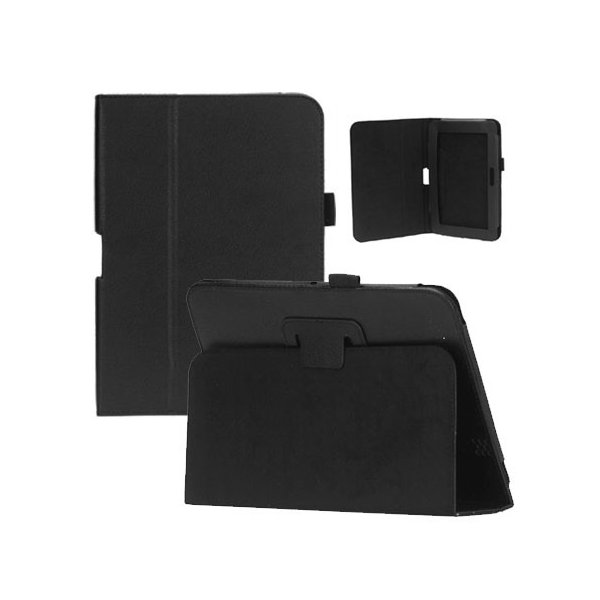 CUSTODIA BOOK ORIZZONTALE PELLE per AMAZON KINDLE FIRE HD 8.9" POLLICI CON STAND E PORTA PENNA COLORE NERO