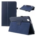 CUSTODIA BOOK ORIZZONTALE PELLE per SAMSUNG GALAXY TAB PRO 8.4, SM-T320, SM-T321, SM-T325 CON STAND E PORTA PENNA BLU