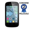 PELLICOLA PROTEGGI DISPLAY per ALCATEL ONE TOUCH POP C1 CONFEZIONE 2 PEZZI