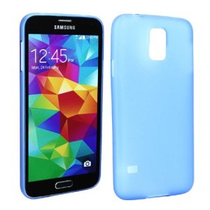 CUSTODIA BACK RIGIDA ULTRA SLIM DA 0,3mm per SAMSUNG G900F GALAXY S5, GALAXY S5 NEO G903F, GALAXY S5 PLUS COLORE BLU