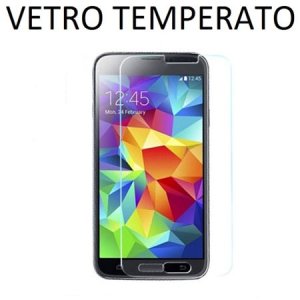 PELLICOLA PROTEGGI DISPLAY VETRO TEMPERATO 0,33mm per SAMSUNG G900F GALAXY S5, GALAXY S5 NEO G903F, GALAXY S5 PLUS