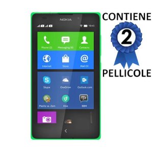 PELLICOLA PROTEGGI DISPLAY per NOKIA XL CONFEZIONE 2 PEZZI