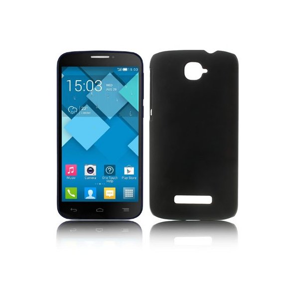 CUSTODIA BACK RIGIDA per ALCATEL ONE TOUCH POP C7 DUAL SIM, OT-7040D COLORE NERO