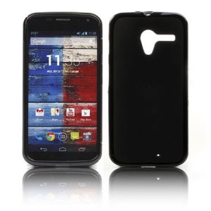 CUSTODIA GEL TPU SILICONE per MOTOROLA MOTO X COLORE NERO