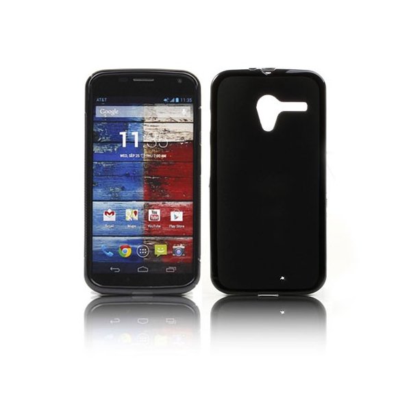 CUSTODIA GEL TPU SILICONE per MOTOROLA MOTO X COLORE NERO