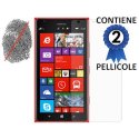 PELLICOLA PROTEGGI DISPLAY ANTI IMPRONTA per NOKIA LUMIA 1520 CONFEZIONE 2 PEZZI