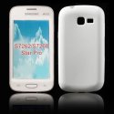 CUSTODIA GEL TPU SILICONE per SAMSUNG S7260 GALAXY STAR PRO, S7262 GALAXY STAR PLUS COLORE BIANCO