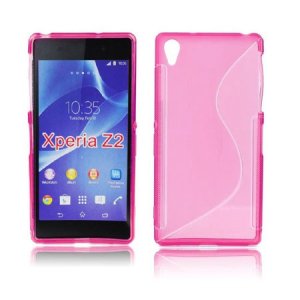 CUSTODIA GEL TPU SILICONE DOUBLE per SONY XPERIA Z2 COLORE ROSA