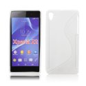 CUSTODIA GEL TPU SILICONE DOUBLE per SONY XPERIA Z2 COLORE BIANCO