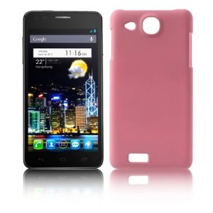 CUSTODIA BACK RIGIDA per ALCATEL ONE TOUCH 6033 IDOL ULTRA COLORE ROSA