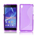 CUSTODIA GEL TPU SILICONE DOUBLE per SONY XPERIA Z2 COLORE VIOLA