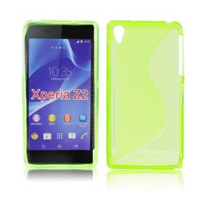 CUSTODIA GEL TPU SILICONE DOUBLE per SONY XPERIA Z2 COLORE VERDE