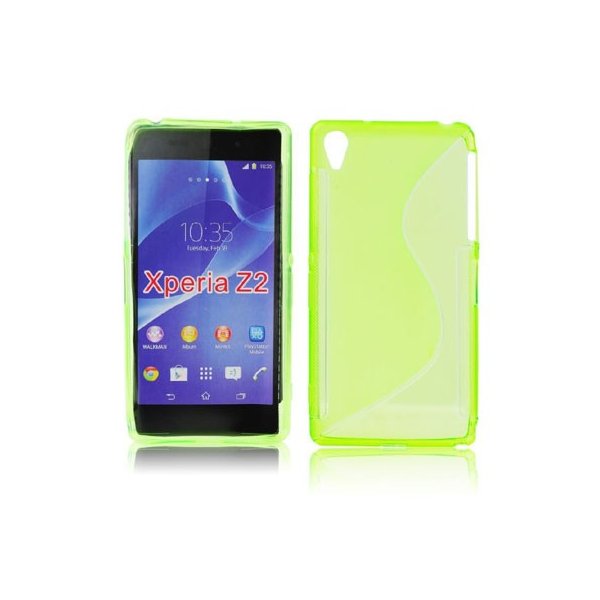 CUSTODIA GEL TPU SILICONE DOUBLE per SONY XPERIA Z2 COLORE VERDE