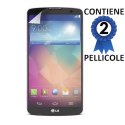 PELLICOLA PROTEGGI DISPLAY per LG G PRO 2, D837, D838, F350 CONFEZIONE 2 PEZZI