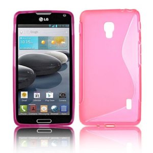 CUSTODIA GEL TPU SILICONE DOUBLE per LG OPTIMUS F6, D500, D505 COLORE ROSA