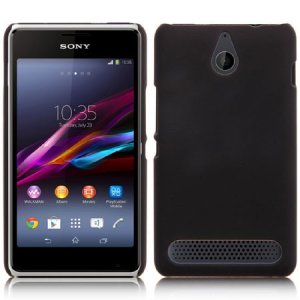 CUSTODIA BACK RIGIDA per SONY XPERIA E1 D2004, D2005 COLORE NERO