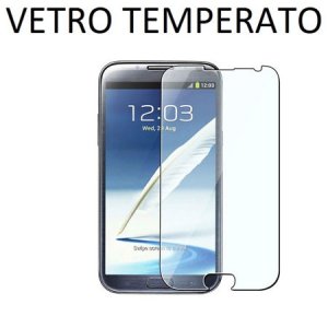 PELLICOLA PROTEGGI DISPLAY VETRO TEMPERATO 0,33mm per SAMSUNG N7100 GALAXY NOTE 2, N7105