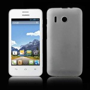 CUSTODIA GEL TPU SILICONE per HUAWEI ASCEND Y320 COLORE BIANCO