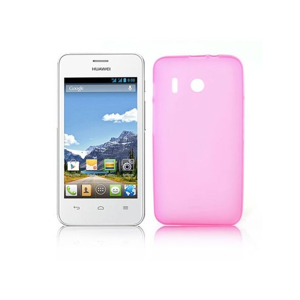 CUSTODIA GEL TPU SILICONE per HUAWEI ASCEND Y320 COLORE ROSA