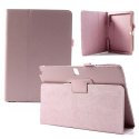 CUSTODIA BOOK ORIZZONTALE PELLE per SAMSUNG GALAXY NOTE 10.1" (2014 EDITION) CON STAND E PORTA PENNA ROSA