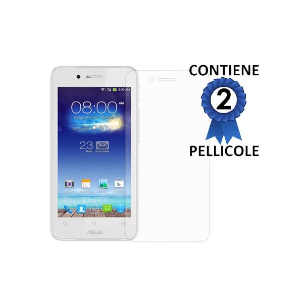 PELLICOLA PROTEGGI DISPLAY per ASUS PADFONE MINI 4.3" POLLICI CONFEZIONE 2 PEZZI