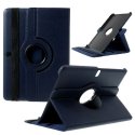 CUSTODIA BOOK PELLE GIREVOLE per SAMSUNG GALAXY TAB PRO 10.1, SM-T520, SM-T525 CON STAND E CHIUSURA ELASTICO COLORE BLU