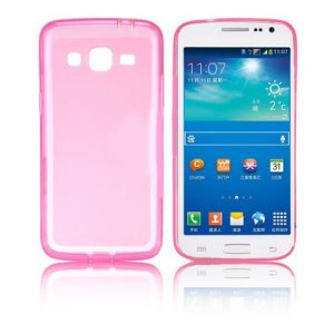 CUSTODIA GEL TPU SILICONE per SAMSUNG G3812 GALAXY WIN PRO COLORE ROSA