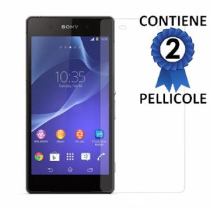 PELLICOLA PROTEGGI DISPLAY per SONY XPERIA Z2 CONFEZIONE 2 PEZZI