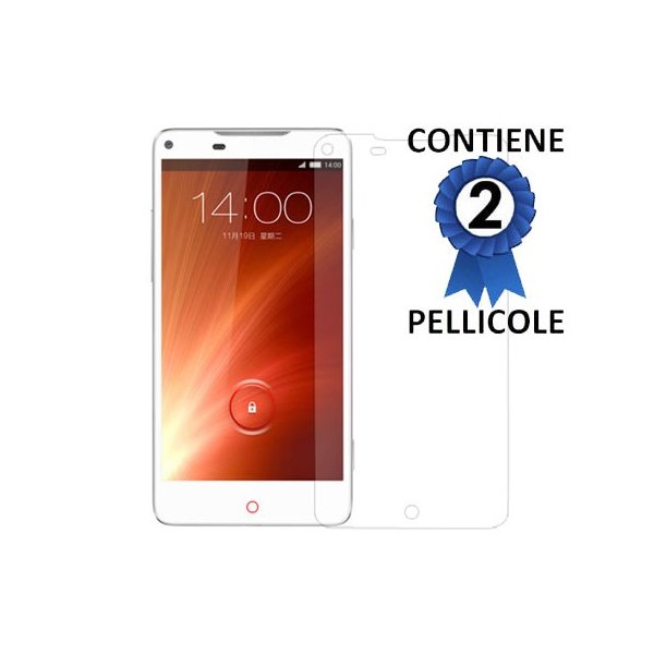 PELLICOLA PROTEGGI DISPLAY per ZTE NUBIA Z5s MINI CONFEZIONE 2 PEZZI