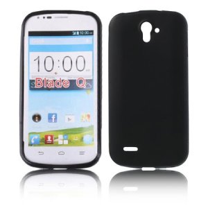 CUSTODIA GEL TPU SILICONE per ZTE BLADE Q COLORE NERO