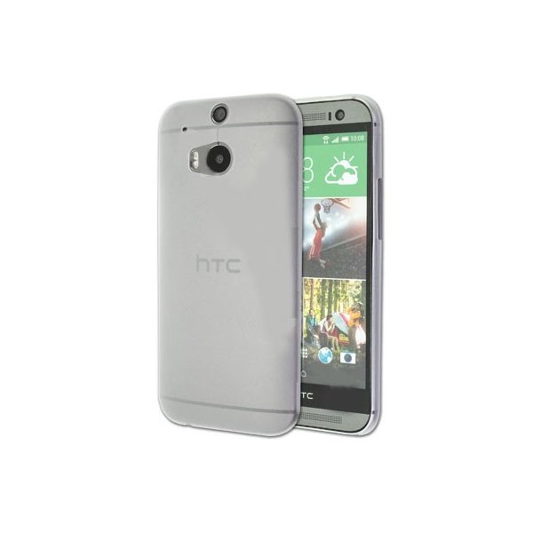 CUSTODIA BACK RIGIDA ULTRA SLIM DA 0,35mm per HTC ONE 2 ( M8 ), ONE M8s COLORE BIANCO