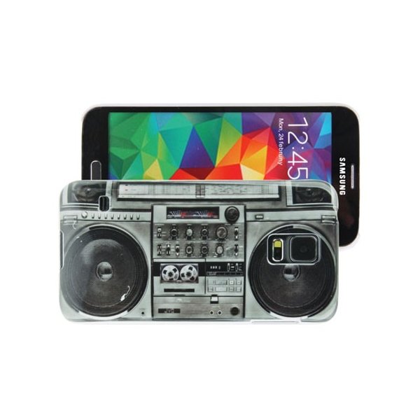 CUSTODIA BACK RIGIDA per SAMSUNG G900F GALAXY S5, GALAXY S5 NEO G903F, GALAXY S5 PLUS FANTASIA RADIO RETRO'