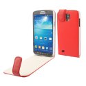 CUSTODIA FLIP VERTICALE PELLE per SAMSUNG I9295 GALAXY S4 ACTIVE COLORE ROSSO