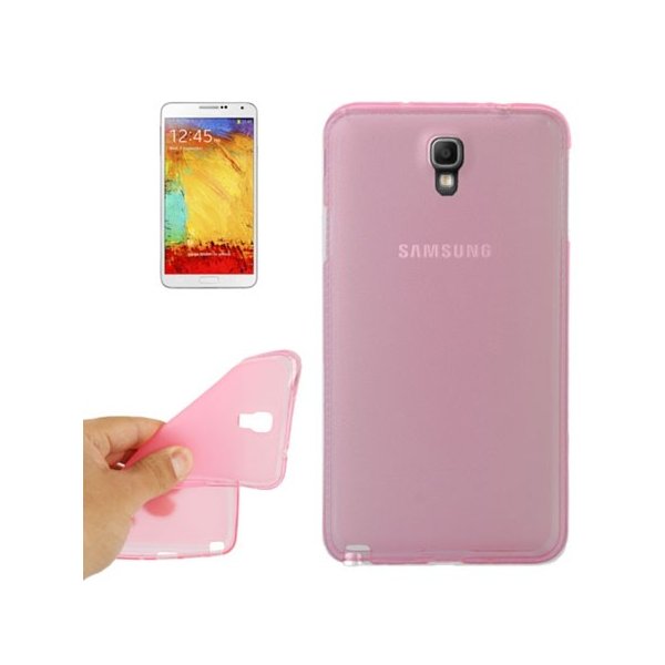 CUSTODIA GEL TPU SILICONE per SAMSUNG N7500 GALAXY NOTE 3 NEO, N7502 GALAXY NOTE 3 NEO DUOS, N7505 COLORE ROSA