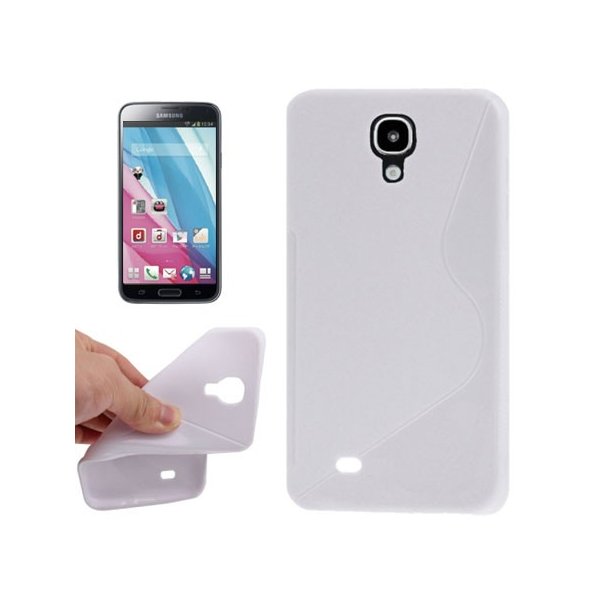 CUSTODIA GEL TPU SILICONE DOUBLE per SAMSUNG GALAXY J, N075T COLORE BIANCO