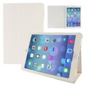 CUSTODIA BOOK ORIZZONTALE PELLE per APPLE IPAD AIR, IPAD 5 CON STAND COLORE BIANCO