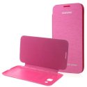 CUSTODIA FLIP COVER ORIZZONTALE per SAMSUNG I8580 GALAXY CORE ADVANCE COLORE FUCSIA