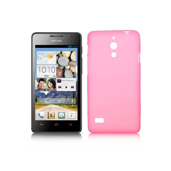 CUSTODIA GEL TPU SILICONE per HUAWEI ASCEND G526 COLORE ROSA