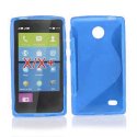 CUSTODIA GEL TPU SILICONE DOUBLE per NOKIA X, X+ COLORE BLU