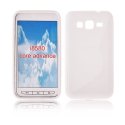 CUSTODIA GEL TPU SILICONE DOUBLE per SAMSUNG I8580 GALAXY CORE ADVANCE COLORE BIANCO