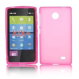 CUSTODIA GEL TPU SILICONE per NOKIA X, X+ COLORE ROSA