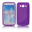 CUSTODIA GEL TPU SILICONE DOUBLE per SAMSUNG I8580 GALAXY CORE ADVANCE COLORE VIOLA