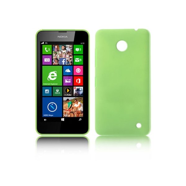 CUSTODIA BACK RIGIDA per NOKIA LUMIA 630 COLORE VERDE