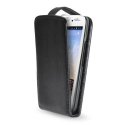 CUSTODIA FLIP VERTICALE PELLE per WIKO STAIRWAY COLORE NERO