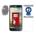 PELLICOLA PROTEGGI DISPLAY ANTI IMPRONTA per LG L90, D405N CONFEZIONE 2 PEZZI