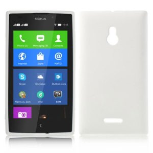 CUSTODIA BACK RIGIDA per NOKIA XL COLORE BIANCO