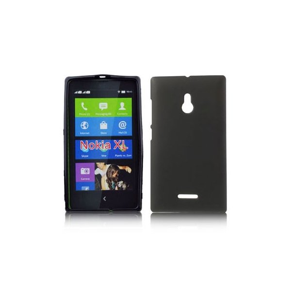 CUSTODIA BACK RIGIDA per NOKIA XL COLORE NERO