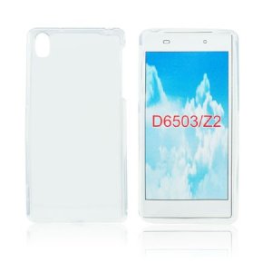 CUSTODIA GEL TPU SILICONE per SONY XPERIA Z2 COLORE BIANCO TRASPARENTE