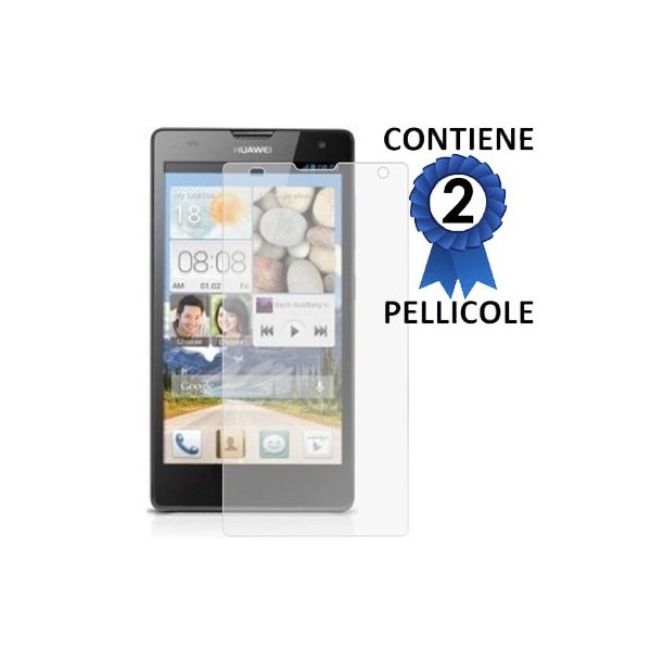 PELLICOLA PROTEGGI DISPLAY per HUAWEI ASCEND G740, ORANGE YUMO CONFEZIONE 2 PEZZI